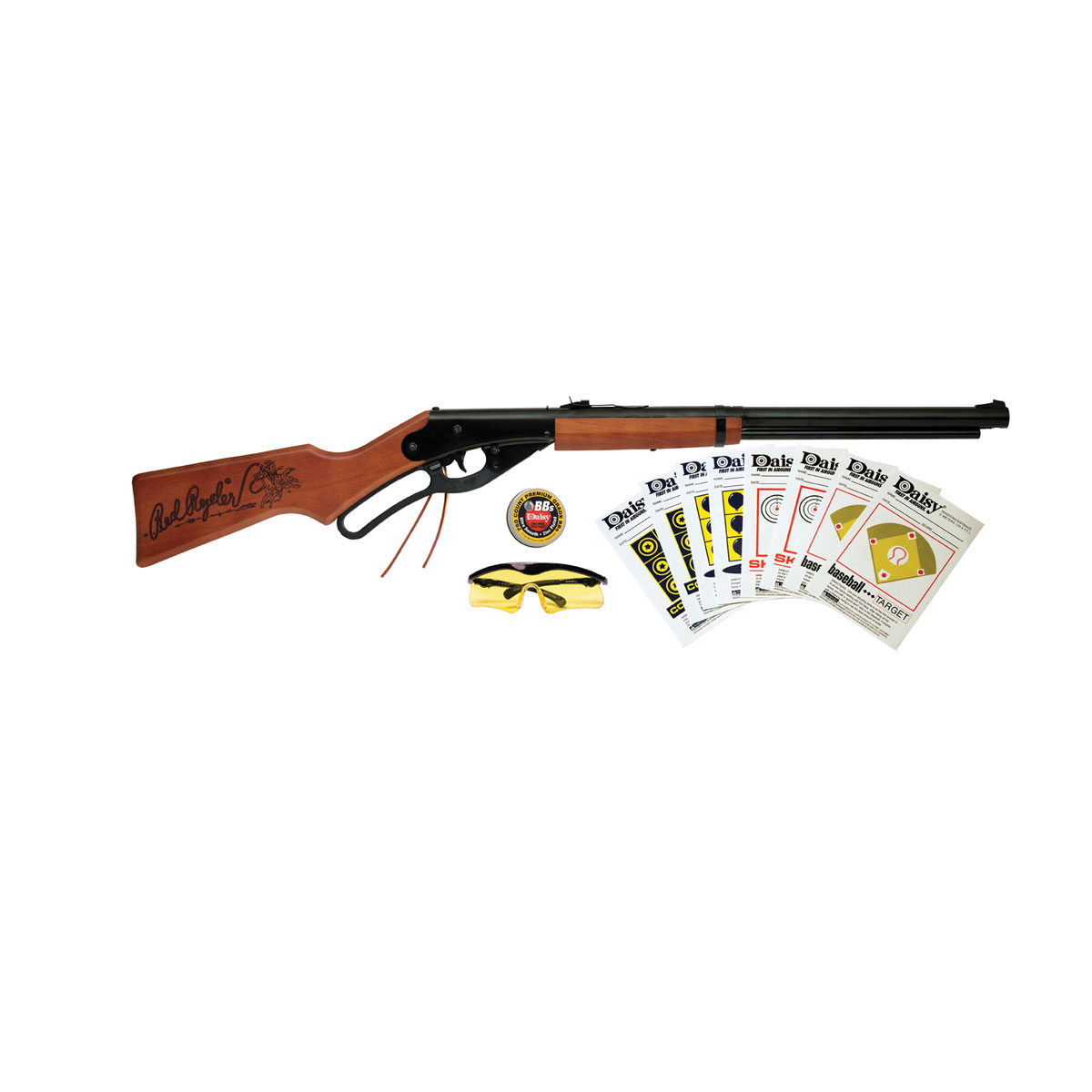 TARGETS & 700 BB'S Daisy RED RYDER Carbine BB Gun KIT 650 SHOT With GLASSES 