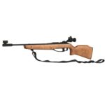 753 wood stock match grade rifle left angle