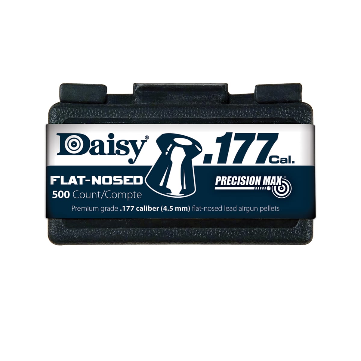 for sale online 500 Count Daisy 577 Premium .177 Caliber Flat-nosed Lead Airgun Pellets 