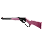 Left Far Angled View of Daisy Red Ryder Carbine 1999 Pink (991999-021)